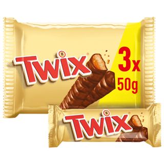Barritas de Chocolate con Caramelo y Galleta Twix 3 X  150 G.