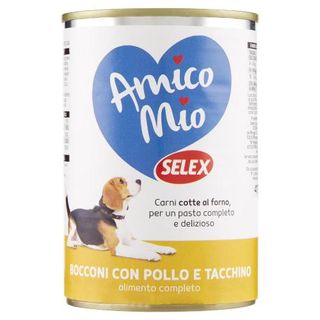 Selex Amico Mio Cane Bocconi Con Pollo E Tacchino 400 G - 409167