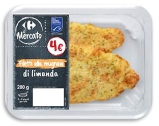 Filetti alla mugnaia di limanda Carrefour il Mercato