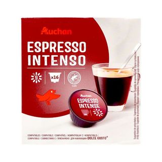 CÁPSULAS CAFÉ DG AUCHAN INTENSO INT.9 16UN