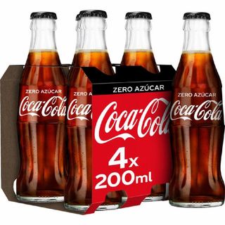 Refresco Cola Zero Coca Cola P-4X 20Cl