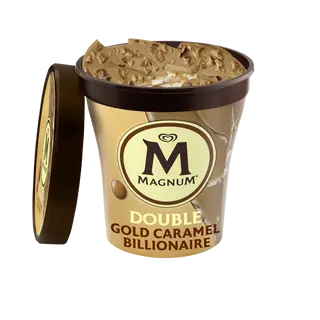 Magnum Gelado Double Gold Caramelo Billionaire embalagem 440 ml - 18954403111