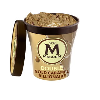 Magnum Gelado Double Gold Caramelo Billionaire embalagem 440 ml - 18954403111