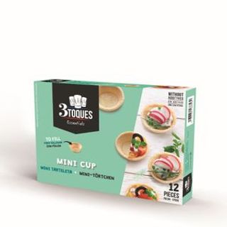 3 TOQUES Tartaletas Para Cocktail 12 Unidades