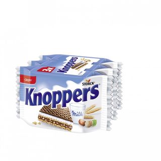 Snack Crispy Chocolate Con Leche Y Avellana Knoppers 3X25 Gr.