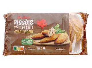 RISSÓIS LEITÃO AUCHAN P/ FORNO 8UN 400G