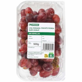 Uva Morada Sin Semilla, Cubeta 500 Gr. (17778796)