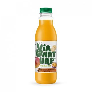 Zumo Mango, Maracuyá Y Ginseng Via Nature 750 Ml.