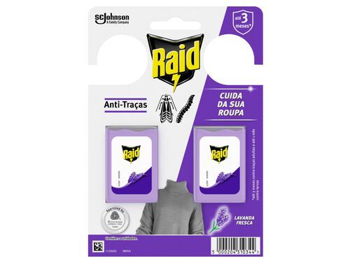 INSECTICIDA ANTI-TRAÇA RAID GEL LAVANDA 2UN
