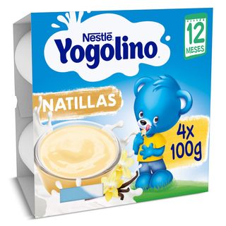 Natillas Nestlé Yogolino Pack 4 X 100 G