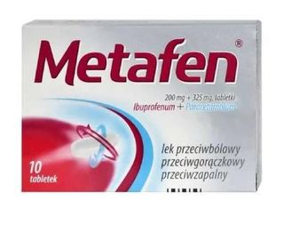 Metafen 200 mg + 325 mg 10 tabletek
