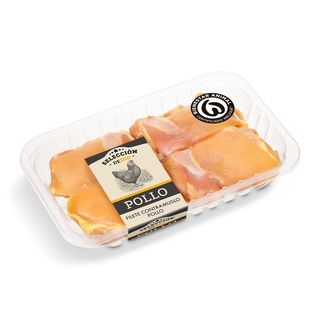 Filete De Contramuslo De Pollo Selección De Dia Bandeja 450 G Aprox.