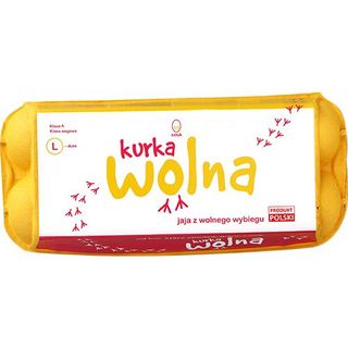 Wolna kurka Jaja świeże klasa L 10 szt.