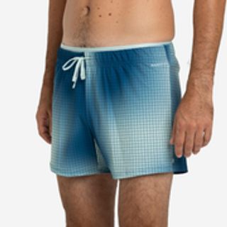 Bañador Hombre natación corto Azul Camuflaje.40 Azul