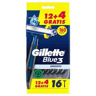 Máquina Desechable Blue 3 Gillette, Bolsa 12+4 Uds (26231092)