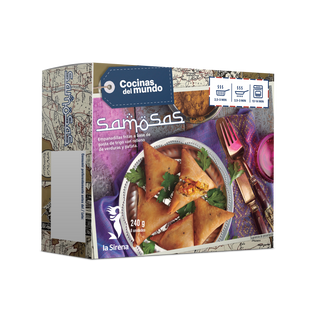 Samosas De Verduras Al Curry B.240 G