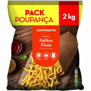 Batata Palitos Finos Continente (emb. 2 kg)