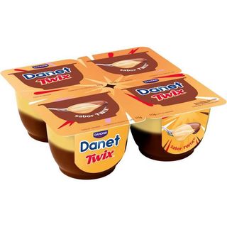 Natillas Sabor Twix Danet, Pack 4X120 G