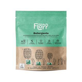 Detergente Cápsulas Ecológicas Flopp 16 Uds (234410)
