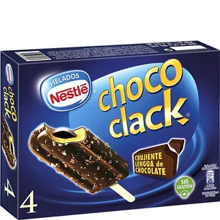 Nestlé Helado Chococlack Classic 4 Unidades