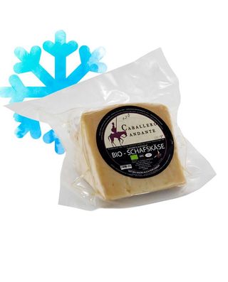 Queso de oveja curado en cuña con ajo 175g Caballero Andante