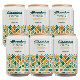 Pack 6x Alhambra Especial Cerveza Lata 33cl