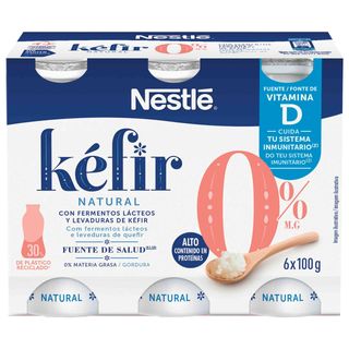 Iogurte Kefir Natural Magro Nestlé (emb. 600 gr (6 un))