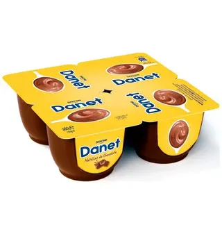 Natillas Danone Danet Chocolate 4 Uds.
