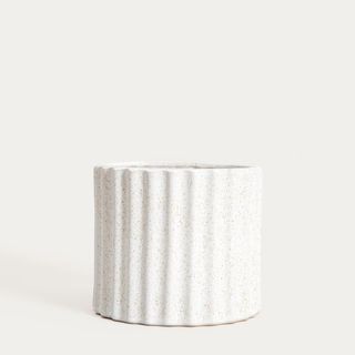 Osłonka na doniczkę | NOVO | ryflowana | 15x15x13 cm | 765735