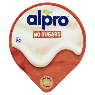 ALPRO Alternativa Vegetale allo Yogurt, Gusto Naturale, Senza Lattosio, Senza Zuccheri, 135g