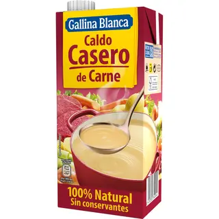 Caldo Liquido Casero Carne 100% Natural, Brick 1 L