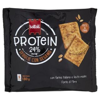 Sfoglie proteiche con sesamo