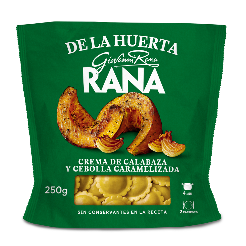 Rana Ravioli de Abóbora e Cebola Caramelizada 250g