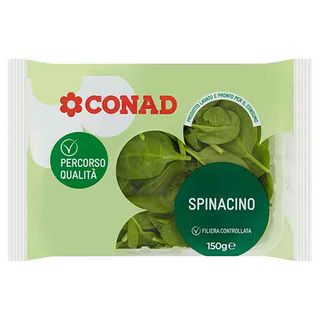 CONAD Percorso Qualità Spinacino vaschetta alta 150 g - 8003170060807