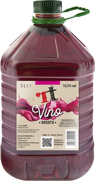 RT VINO ROSATO PET LT.5