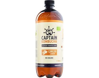KOMBUCHA THE GUTSY CAPTAIN GENGIBRE LIMÃO BIO 1 L