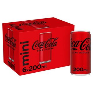 Refresco De Cola Coca Cola Zero Pack 6X20 Cl.