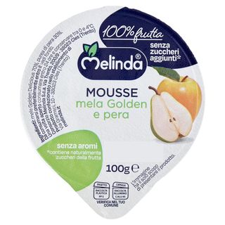 Melinda Mousse mela Golden e pera 100 g