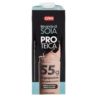 Crai Bevanda di Soia Proteica Gusto cacao 1000 ml