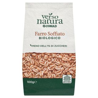 CONAD VERSO NATURA Farro Soffiato Biologico 100 g - 8003170055803