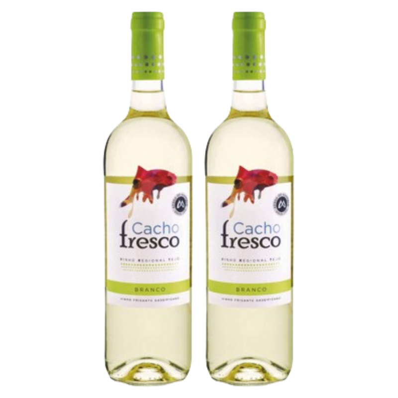 Pack Cacho Fresco Vinho Frisante Branco 2x75cl