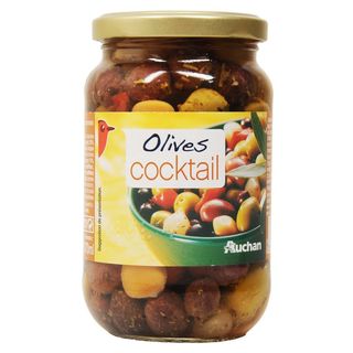 Auchan - Mix oliwek w zalewie - 340/220 g