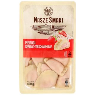 Nasze Smaki Pierogi serowo-truskawkowe 400 g