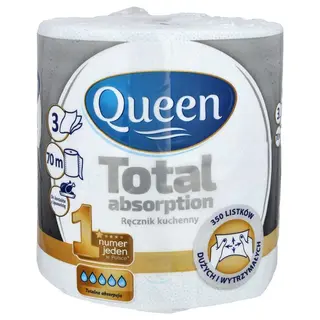 Queen Ręcznik kuchenny Total absorption 3 warstwowy 70 metrów