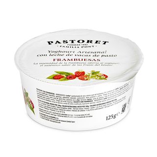 Yogur Artesanal Con Frambuesa Pastoret Vaso 125 G