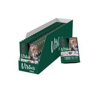 Virtus cat busta gr.85 kitten fillets conig mirtil