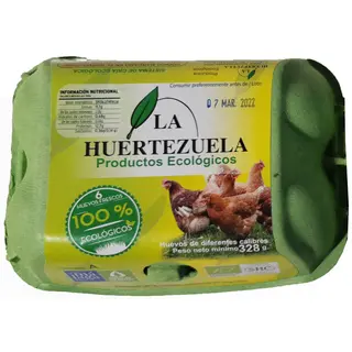 Huevo Ecológico Clase M La Huertezuela, Cartón 6 Uds (17612193)