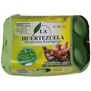 Huevo Ecológico Clase M La Huertezuela, Cartón 6 Uds (17612193)