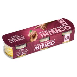 Paté De Cerdo Intenso Dia Nuestra Alacena Pack 3 X 75 G