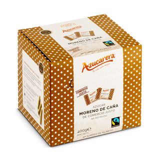 Azúcar Moreno De Caña En Sobres Azucarera Caja 400 G